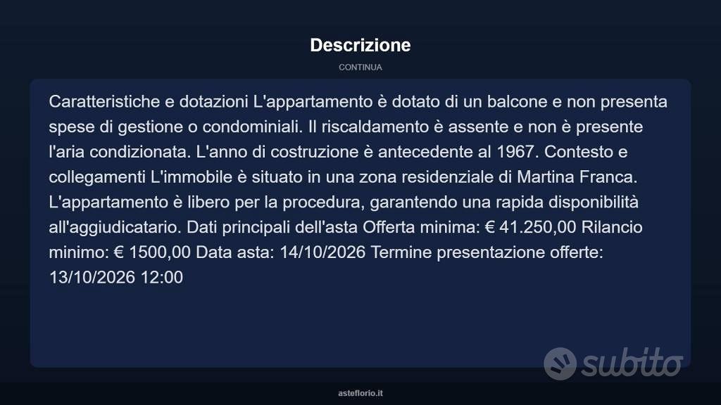 Appartamento – Martina Franca, Taranto - Vista 4