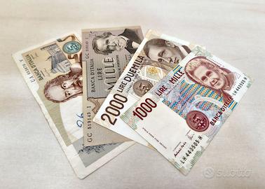 Lotto "le 1.000 e le 2000 Lire" Italiane 