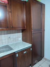 cucina componibile in noce