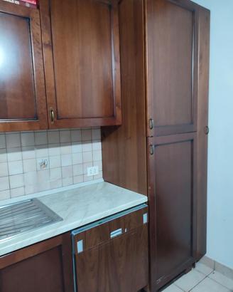 cucina componibile in noce