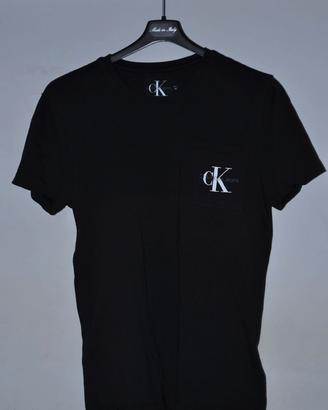 T-shirt Calvin Klein uomo nera TG M