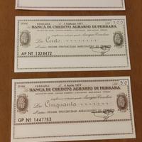 lotto miniassegni FDS