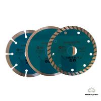 3 Pezzi Disco Diamantato 115mm per Cemento, Calces
