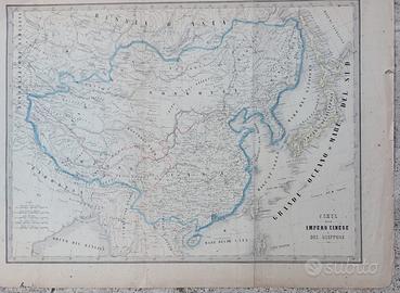 Carta geografica  dell'Impero Cinese e Giapponese 