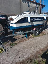 barca 550 motore Suzuki 40 60.