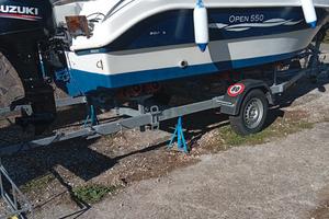 barca 550 motore Suzuki 40 60.