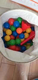 palline in plastica  colorate 