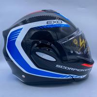 Scorpion exo-tech evo carbon cosy blu TG.XL