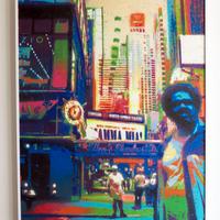 Quadro Manhattan New York. Streetart.