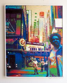 Quadro Manhattan New York. Streetart.