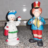 set 2 soprammobili soldatino/giullare
