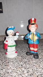 set 2 soprammobili soldatino/giullare