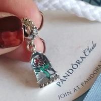 PANDORA La Bella e la Bestia Charm Rosa Incantata