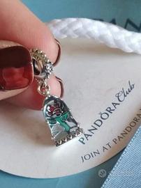 PANDORA La Bella e la Bestia Charm Rosa Incantata