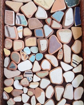 lotto di ceramica di mare x il fai da te 
