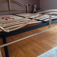 letto ottone più rete ortopedica