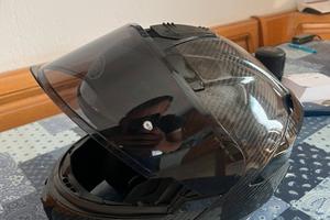 Casco moto Premier Carbon modulare