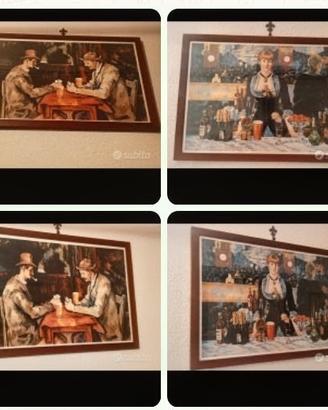 4 STAMPE ORIGINALI PUB INGLESE