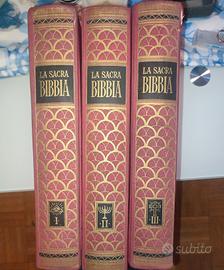 tre volumi bibbia illustrata