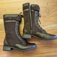 Stivali Donna Timberland 37.5 pelle marrone string