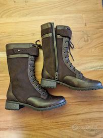 Stivali Donna Timberland 37.5 pelle marrone string