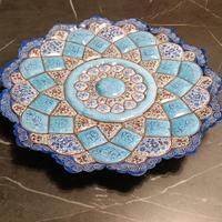 Opera d'arte artigianale - Piatto decorativo