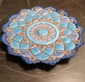 Opera d'arte artigianale - Piatto decorativo