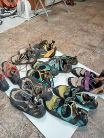 scarpette arrampicata 60€ cad