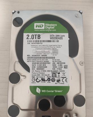 hard disk western Digital 2TB  caviar green