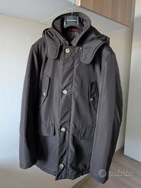 Giaccone parka marrone scuro imbottito HOX 