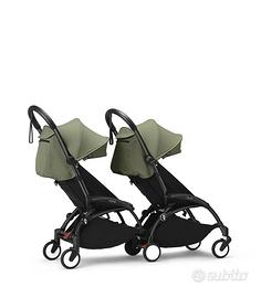 Passeggino gemellare Stokke YOYO + Connect