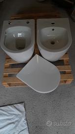 Set duravit sospeso: WC+Bidet