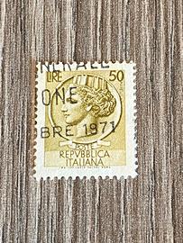 francobollo Repubblica Italiana 