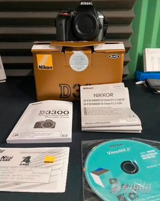 Nikon D3300 + Accessori (Obbiettivi ecc)