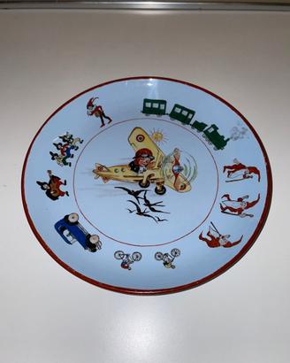 PIATTO PER BAMBINI VINTAGE IN CERAMICA LAVENO