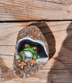 Sasso dipinto a mano 