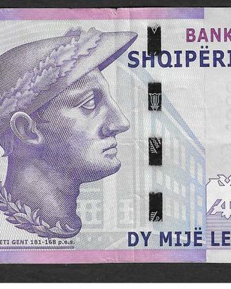 Albania - banconota circolata da 2000 Leke P-79a -
