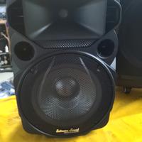 cassa amplificata con batteria 