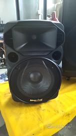 cassa amplificata con batteria 