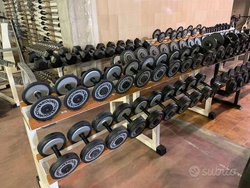 Manubri e dischi technogym e altre marche