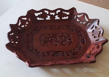 VASSOIO LEGNO OTTAGONALE