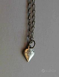 Collana e cuore-Arg. 925 D. VALADIER S.Valentino.