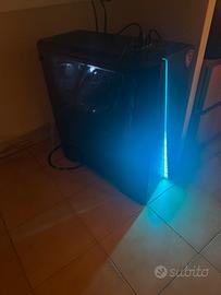 PC Fisso Gaming/Lavoro + Monitor Curvo Samsung 24"