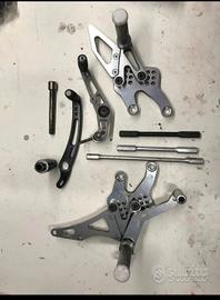pedane arretrate moto honda cbr 600/1000 rr