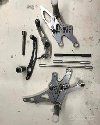 pedane arretrate moto honda cbr 600/1000 rr