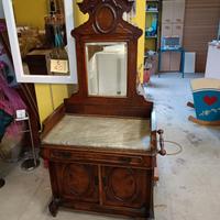 Mobile Pettiniera con specchio primi del '900