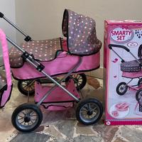 Carrozzina passeggino bambole Bayer Design Smarty