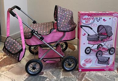 Carrozzina passeggino bambole Bayer Design Smarty