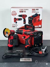 PROMO  Kit 3in1: Trapano, Flex e Saldatrice