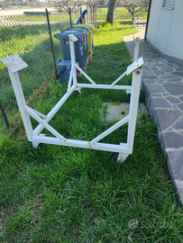 Carrello porta gommone barca moto d'acqua